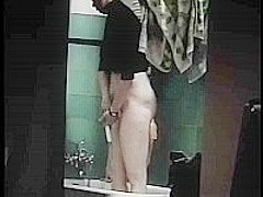 Wife Caught Showering On Hidden Cam