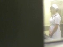 Curvy Japanese naughty nurse gets dicked and creampied