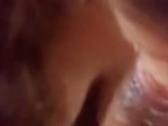 Kinky brunette woman enjoys sucking my hard BBC in POV video