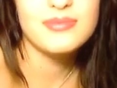 Petite brunette sweetheart teases me with her fresh girl body