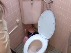 Free voyeur sex cam spies frisky teen in orgasm on the bowl
