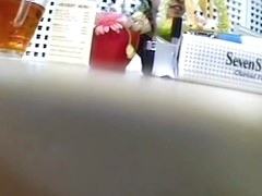 Four eyed teen gets on hidden sex cam stimulating beaver