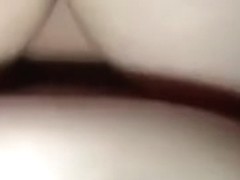 The anal sex with a white skank in doggy style on web camera