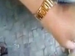 Touch dick hand public