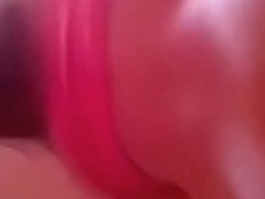 My well-stacked dark brown hair female-dominator bounces on my cock