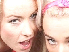 Blondes In Threesome For Easter