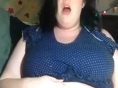 Bbw chugs soda then burps