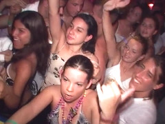 Tons of Coeds Flashing for Beads at our Foam Party - SouthBeachCoeds