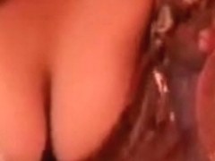 My wifes beautifull boobs pops out while i nail her hard doggy style