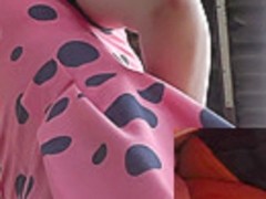 Exciting accidental upskirt pics with cute brunette