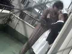 Cute nurse banged hard in voyeur Japanese sex video