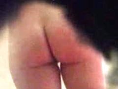 Spying on mt shaved milf in the shower