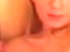 boyfriends presents his cute blonde girlfriend