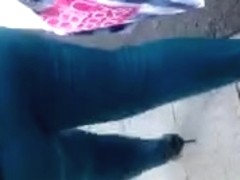 Super fat Mexican ass in motion