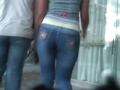 Street candid is being captured in the street