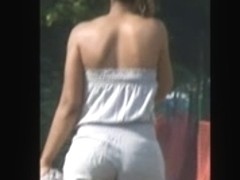 Short Shorts Ass Jiggle