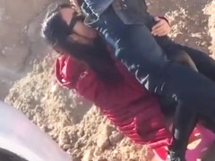 Asian fucked outside