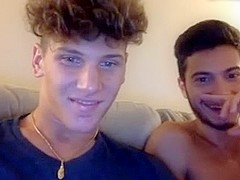 2 Handsome Italian Boys With Bubble Fit Asses Cum On Cam