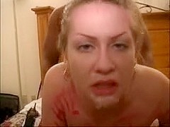 Floozy wife darksome team fuck and cum eating