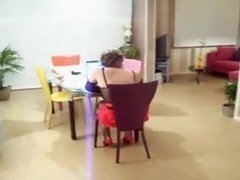 French legal age teenager sucks and bonks a hard knob.