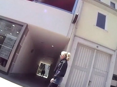 Spermawalk mit Hilfe public