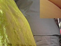 Great bubble butt upskirt by sweet young girlfriend