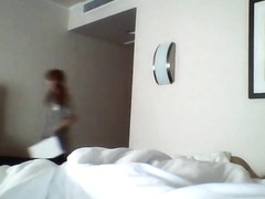 Flashing Hotel Maid My Cock 10a