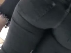 Perfect round ass cadres in this voyeur video bitch