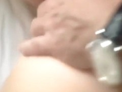 Wife doing husband's dick while he is fingering her pussy