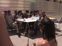 Susana Abril Fully Nude in Central Square