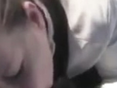 sucks cock in the winter in the snow