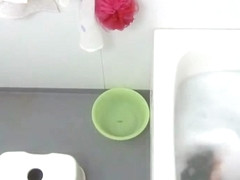 Asian Pisses In Shower