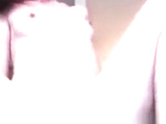 Masturbation with blue toy solo