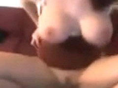 Demon dildo riding - epic tits