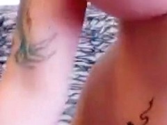 Russian milf LyalyaXX sucking dildo