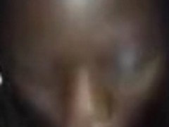 Ebony Nerd Babe Make Oral Stimulation Sex in White Pecker