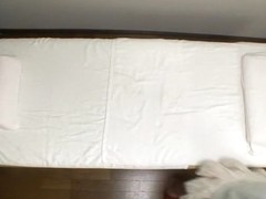 Hidden cam massage video of hot Jap fucking her masseur