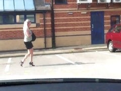 sexy lady walking