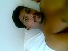 Indian sexy juvenile girlfriend sucking strapon on closeup sex movie scene