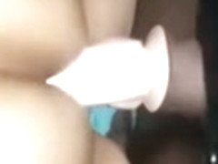 Watch this big ass work this dick!