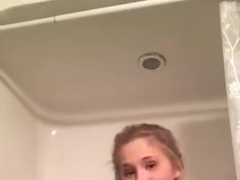junior Blonde Shower fun