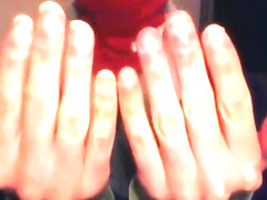 Deborah webcam nails and fingers fetish bites her longs nails 01 04 2017