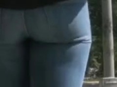 Ass in Jeans Close up