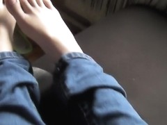 Worshiping my girlfriend's feet 4