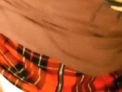 I'm having hard wiener in mouth in homemade facial vid