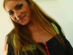 Pure Pov Firetrooper Gilda drained my hose with her mouth