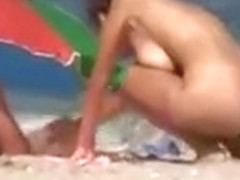 Nude Beach - Huge Naturals Mature - Filmed by Voyeur