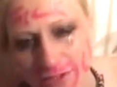 German Slut Throated