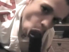 She Trips Him Then Hurts On Him Until He Cums