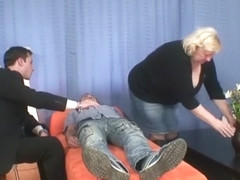 70 yo granny gives double head then fucked